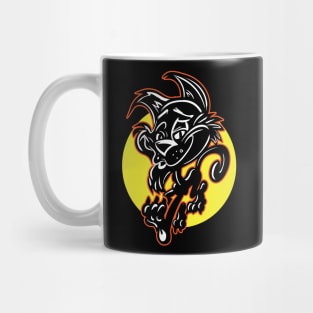 Black Cat Strut Mug